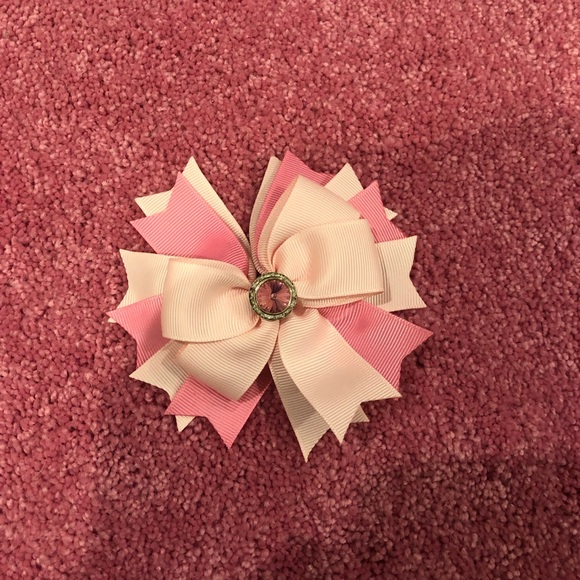 Accessories Gem Ribbon Bow Clip Poshmark